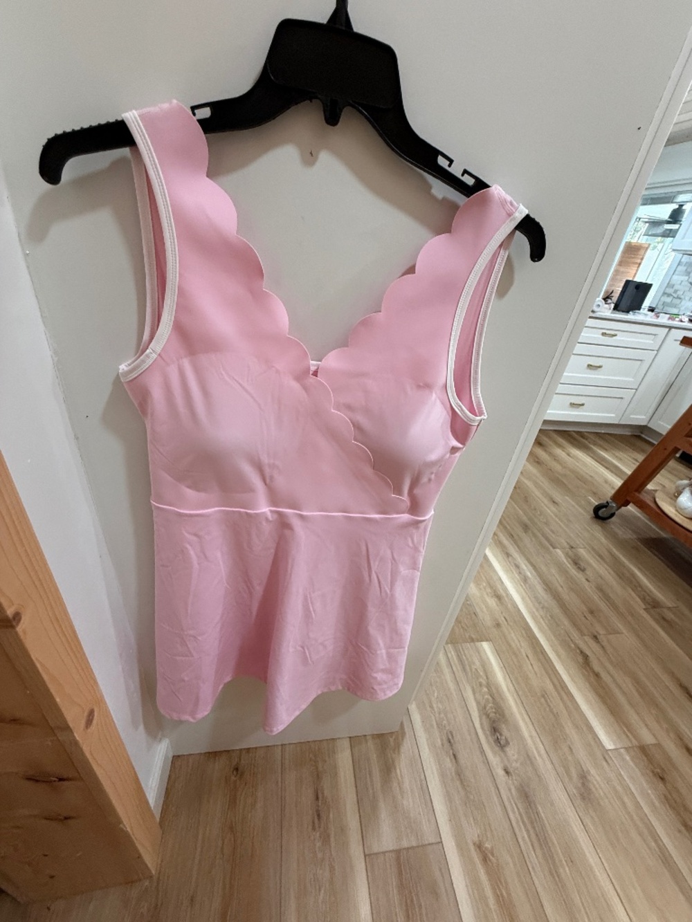 Simply southern scalloped pink athletic dress nwt sz xl